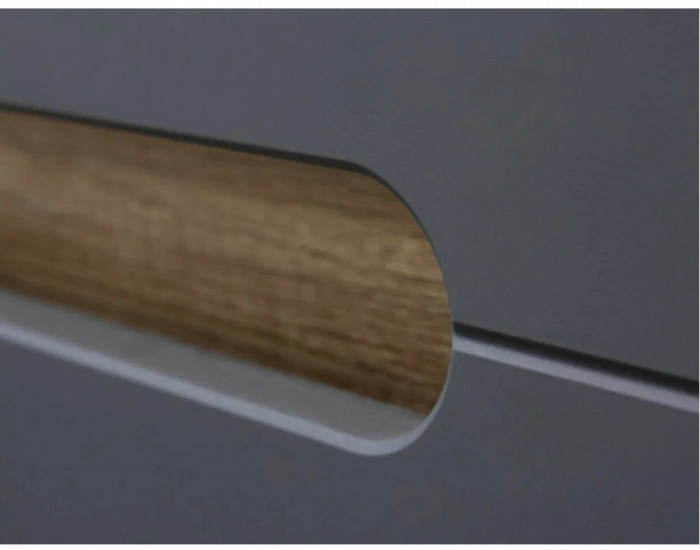 Тумба для ТВ с полками Наоми ТБ-16, графит