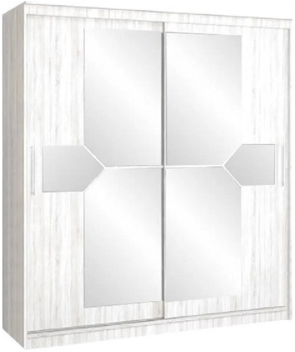 Шкаф-купе Элегант 2000 (Ясень шимо темный)