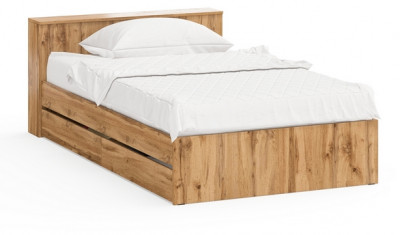 Ксения Кровать с ящиками 1200, дуб вотан