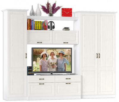 Ливерпуль Набор мебели 8, ясень ваниль/белый