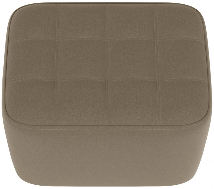 Банкетка 6-5127ТКВорех Вики, цвет ткань орех, ШхГхВ 53х40х46 см.(прямоугольная тканевая банкетка на четырёх ножках)