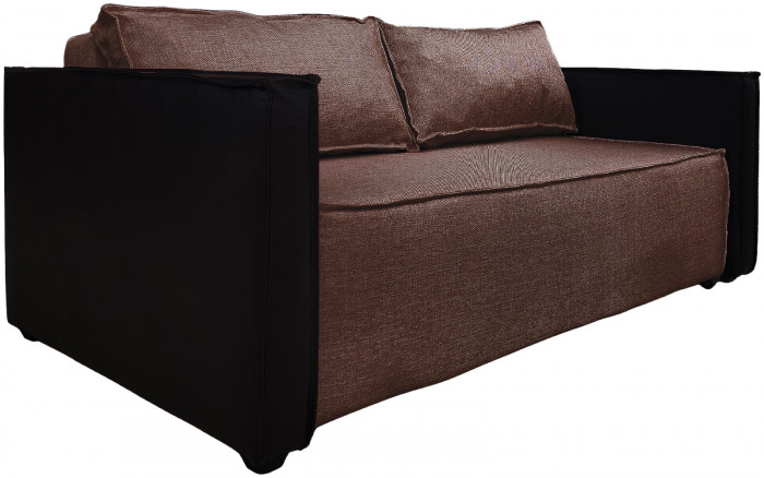 Диван-кровать Барон 120, аккордеон, 120х200, рогожка, бежевый