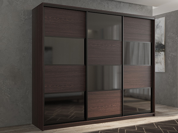 Шкаф-купе Кааппи 13 Венге 240х45х230 см