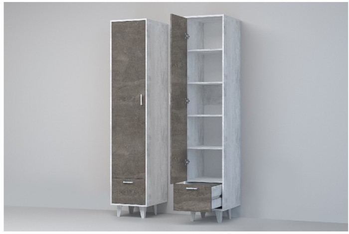 Эго Пенал П-1 НГ (Камень Темный/Дуб Крафт Золотой)