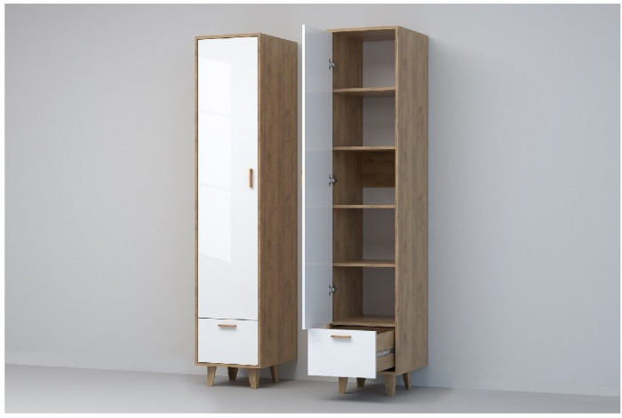 Эго Пенал П-1 НГ (Камень Темный/Дуб Крафт Золотой)