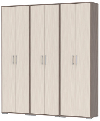 Три шкафа для одежды Домино 2-3430бод.тем/св, бодега тёмный/бодега светлый