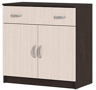 КМ 552М Бася ЛДСП комод 1 ящ. 2 ств. венге/белфорт