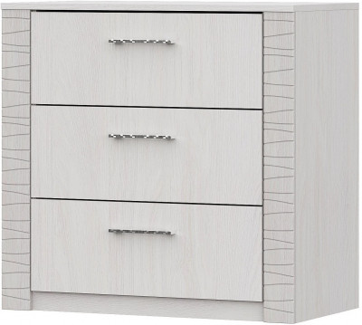 Гамма 20 Комод (3 ящика) Серия №4 Ясень анкор  светлый / Сандал светлый