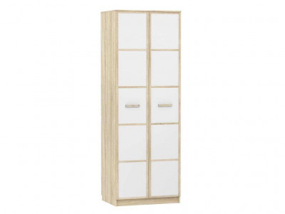 Шкаф для одежды НМ 014.07 «Фанк» Дуб сонома/белый скандинавский