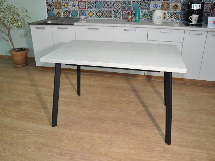 Обеденная группа Бэлфаст / Стул Р 4 шт. / Бетон белый/черный / бид 01