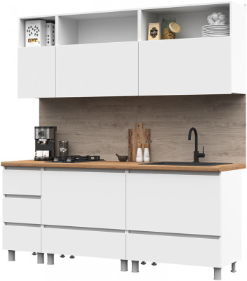 Кухня Хелен 2,0 белый/белый