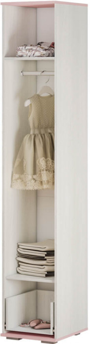 "Малибу" ПН-11 Пенал (402х217х460) ясень белый/айскрим/белый фп