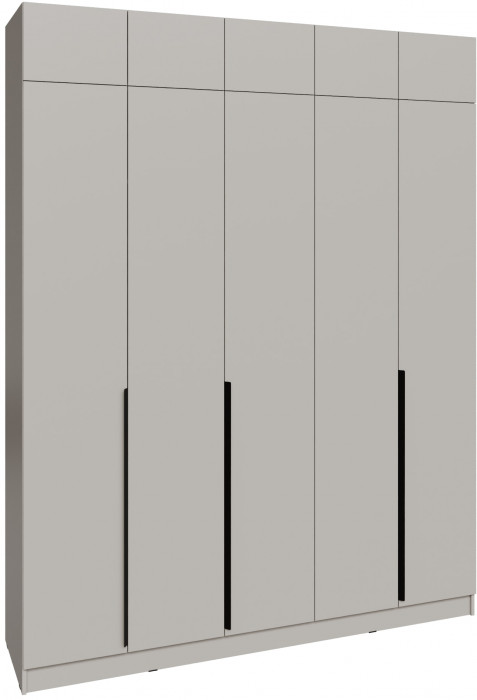 Шкаф 2,0 с антресолью Мадрид, Кашемир