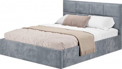 Кровать 160х200 с настилом ЛДСП Линда КР-16, Стальной