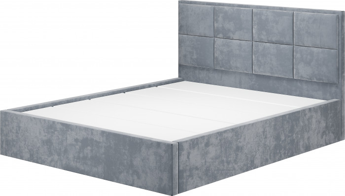 Кровать 160х200 с настилом ЛДСП Линда КР-16, Стальной