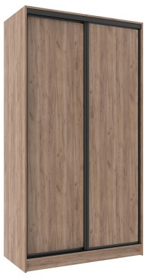 Шкаф-купе двухдверный 1200 Домашний Дуб табачный Craft