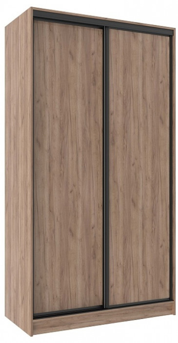 Шкаф-купе двухдверный 1200 Домашний Дуб табачный Craft