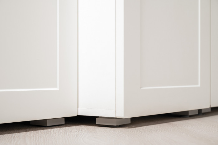 Остин Прихожая 15, цвет белый шагрень/дуб крафт золотой, ШхГхВ 200х54,3х229,6 см., универсальная сборка