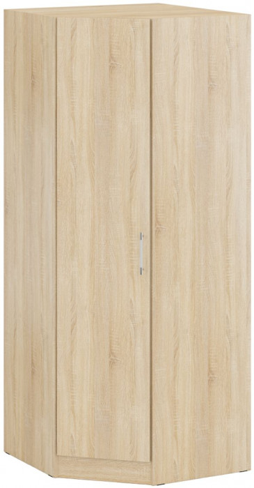 Кровать 0900 + Шкаф угловой Стандарт, цвет дуб сонома, ШхГхВ 93,5х203,5х70 + 81,2х81,2х200см., сп.м. 900х2000 мм., без матраса, основание есть