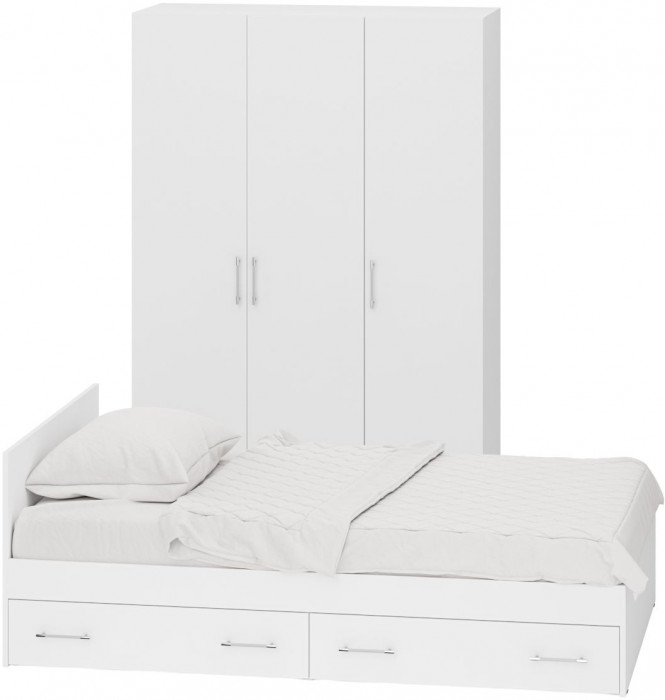 Спальня Стандарт 1-1200Я, белый