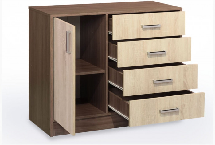 Комод К800-1Д, Ясень шимо