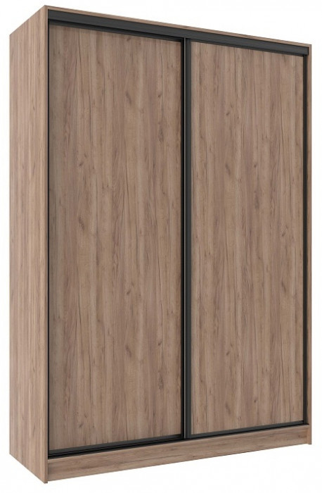 Шкаф-купе двухдверный 1600 Домашний Дуб табачный Craft
