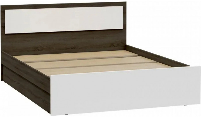 Мартина Кровать 160, Венге / Белый
