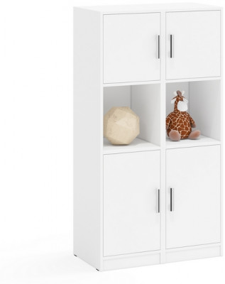 Два Пенала С-МД-СК9П к компьютерному столу С-МД-СК9, белый шагрень