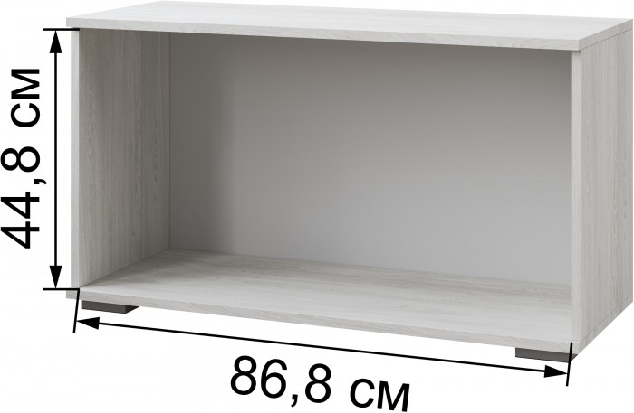 Ливорно Тумба ЛТ-31 ясень анкор светлый патина серебро