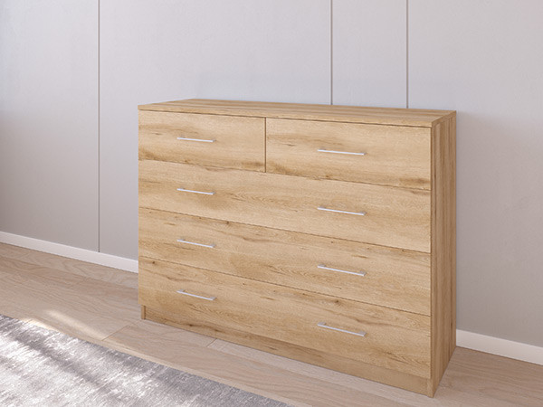 Комод 04/23 120х40х90 Эвок Прибрежный/Эвок прибрежный