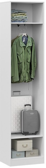 Агата Шкаф для одежды (Белый)