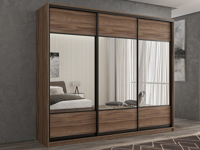 Шкаф-купе Кааппи 6 Орех Тьеполло 210х60х230 см