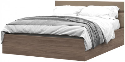 Вегас Кровать 1,6 (1652*900*2032) шимо темн/кофе с молоком