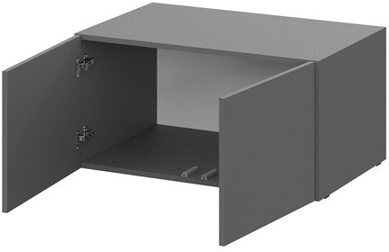 антресоль Берген ПРО А-800 серый графит/серый графит