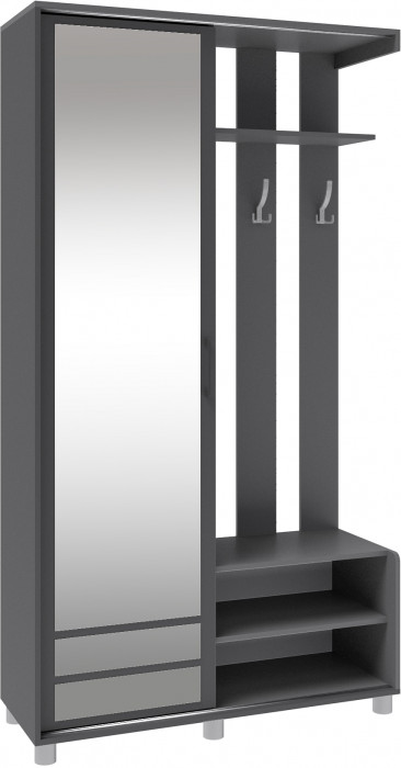 Прихожая Ларго-2, Графит серый