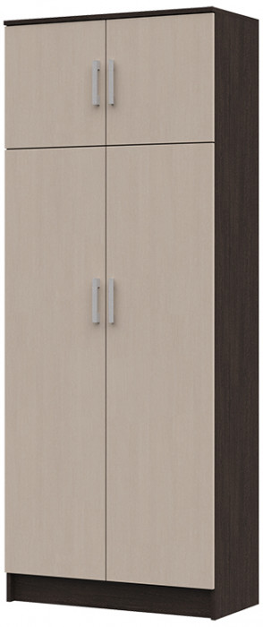 ШК-205 Машенька ЛДСП шкаф 2-х створчатый (800*2020*380) венге/дуб белфорт