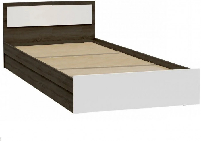 Мартина Кровать 90 (Венге / Белый)