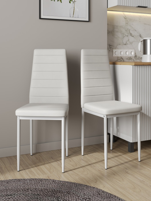 Два стула Мебель--24 A-117, белый