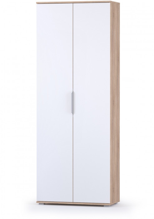 Куба Шкаф для одежды 13.136, дуб сонома/белый премиум
