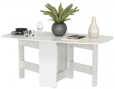 Стол-книжка раскладной 1-65М1бел, белый