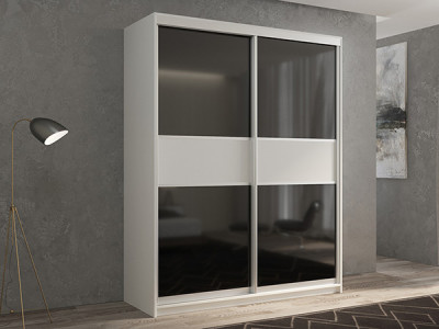 Шкаф-купе Кааппи 12 Белый Бриллиант 160х60х230 см