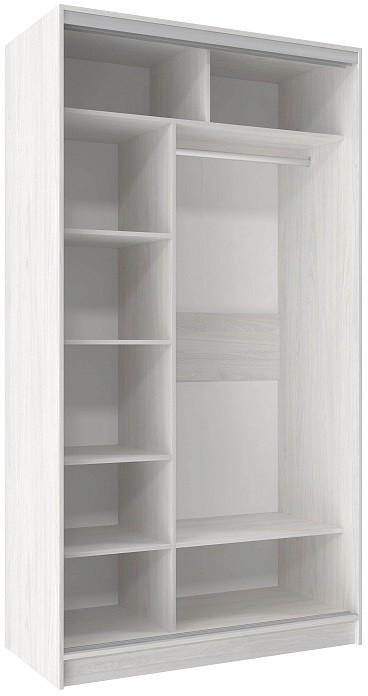 Шкаф-купе двухдверный 1200 Домашний Ясень Анкор светлый