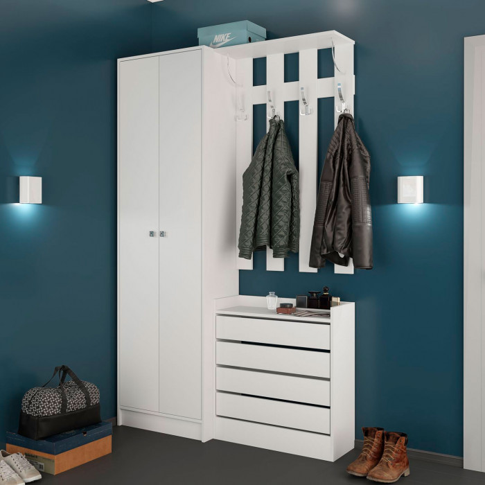 Ямайка Вешалка ЯПВ-1 (700*1200*260) белый