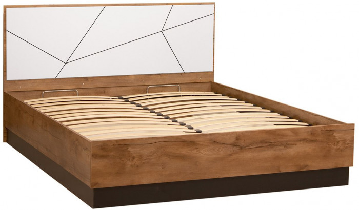 Кровать Гамма с ортопедическим основанием 54.15 Таксония/Белый