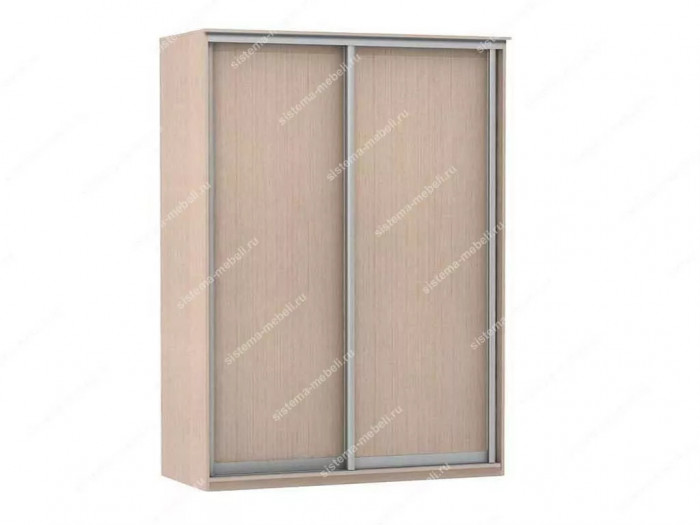 Шкаф купе Модерн 1490х600 2-х дверный 2-х секционный глухой ясень