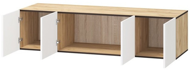 Антресоль Бастион ЛДСП 1,6 (Белый древесный)