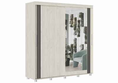 Форест Шкаф-купе 2000, крафт белый