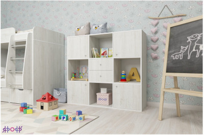 Стеллаж Джери (Винтерберг/Винтерберг)