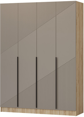 Шкаф Авис 1,6, Крафт золотой/Крема