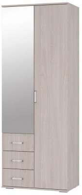 Шкаф 2-х дверный Белла, ясень белый